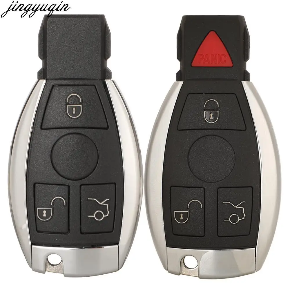 

Jingyuqin 5X Remote Car Key Case Shell Modified For Mercedes Benz B/C/CL/CLK/CLS/E/G/GL/M/9R/S/SL/SLK-Class Sprinter Viano Vito