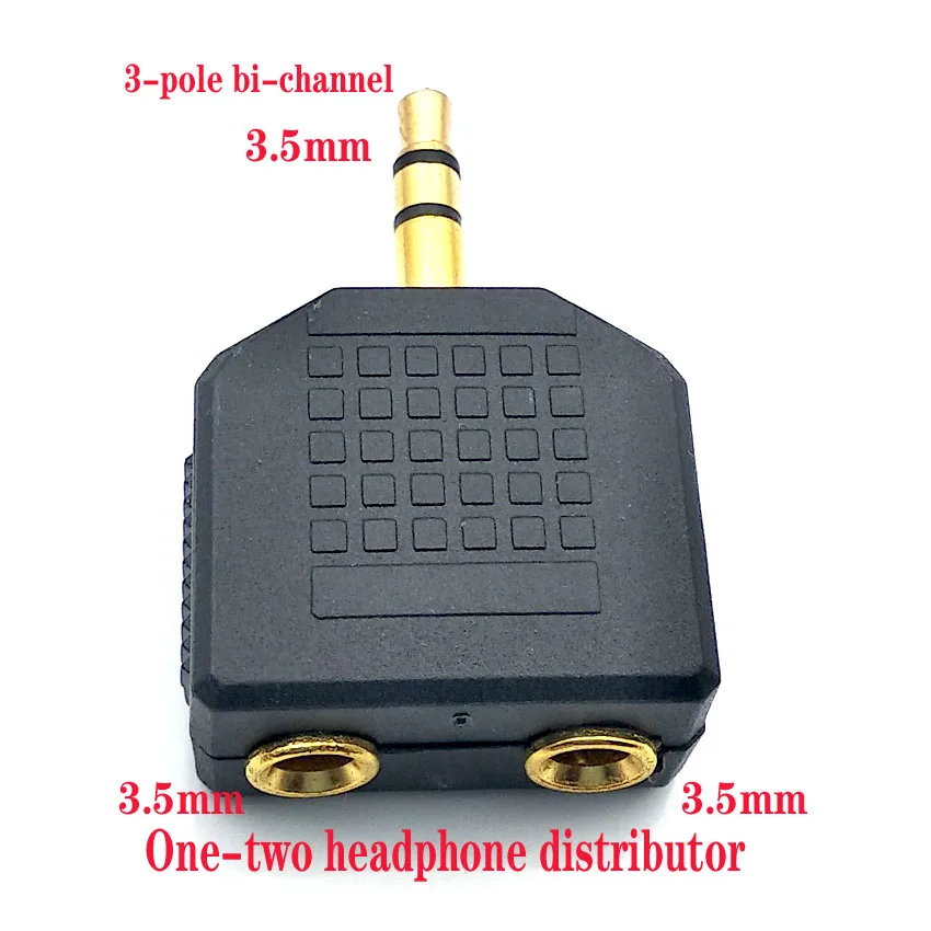 2pcs 2.5mm/3.5mm Audio Adapter for Headset Earphone 3.5mm Female to Female Jack Stereo Adapter Connector Audio Extension Cable