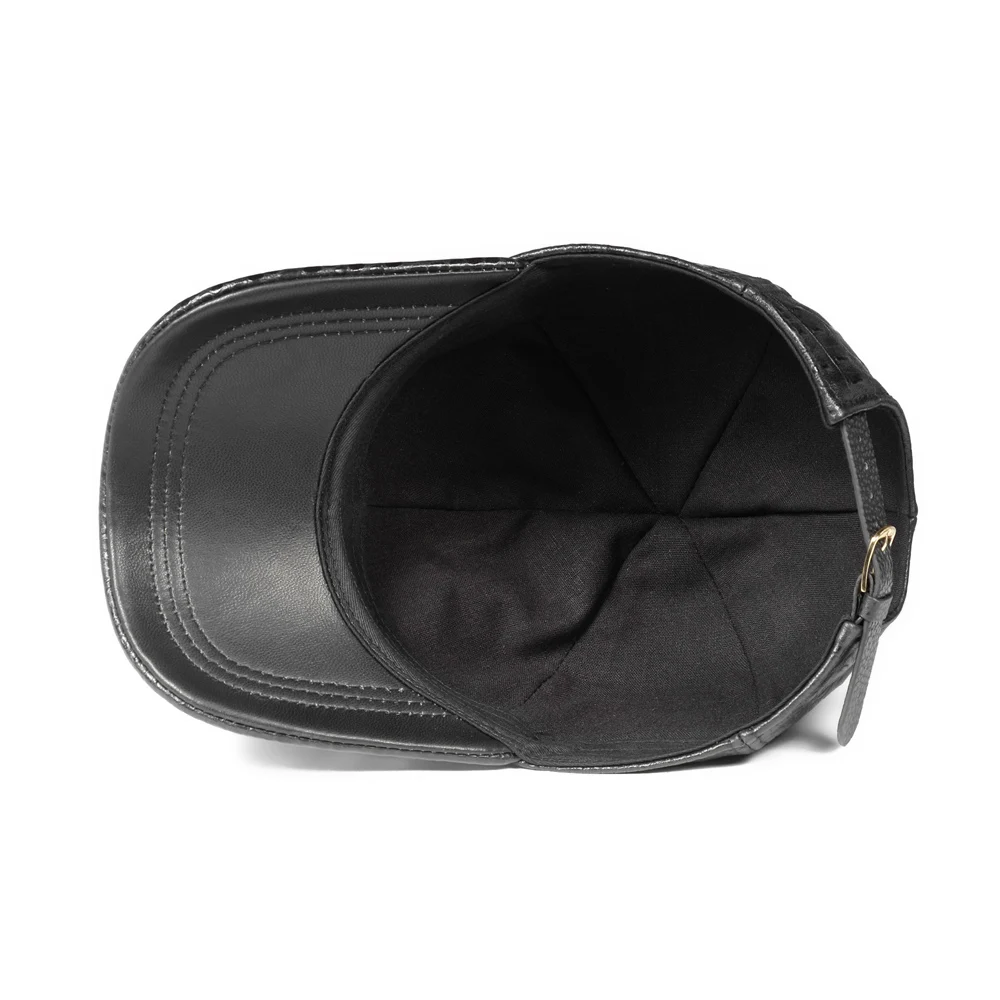 Neue Frühjahr Echtem Leder Mann Hut Männliche Ente Zunge Schafe Haut Outdoor Freizeit Baseball Caps Mode Krokodil Muster Chaepu – Detail 7