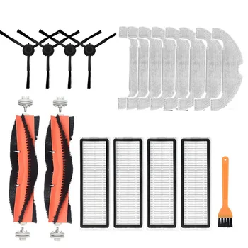 Yeni ana fırça Hepa filtre yan fırça paspas bezi toz torbası Dreame Bot Z10 Pro Dreame L10 artı elektrikli süpürge parçaları