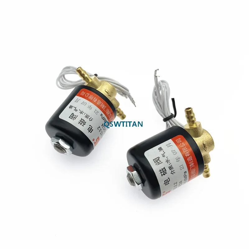 2Pcs ทันตกรรม DC24V วาล์ว Solenoid ไฟฟ้าทันตกรรมห้องปฏิบัติการ