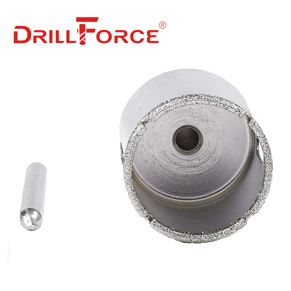 Кольцевая пила Drillforce 16-100 мм, колонковое сверло, открывалка, режущие инструменты для Mable, керамическое стекло с центральным сверлом