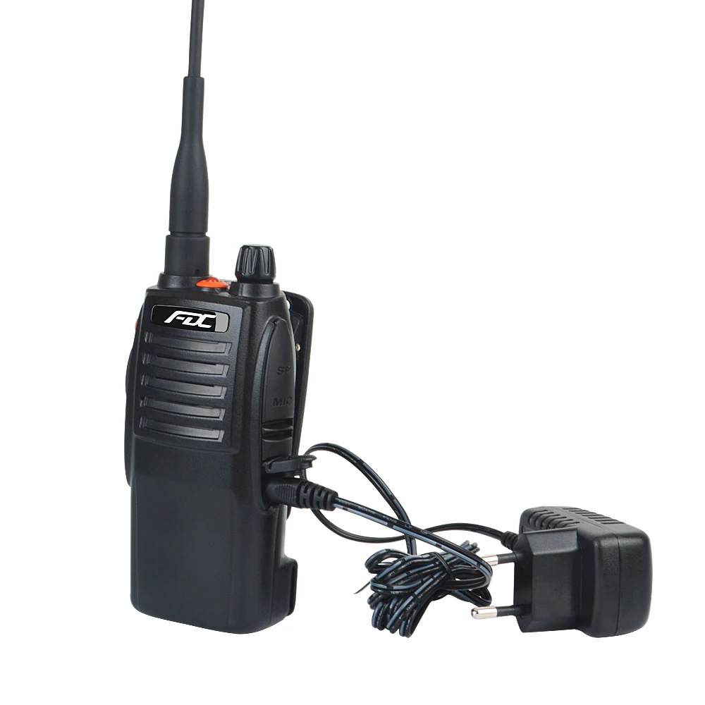 Walkie Talkie 10km UHF 400-470MHz 10W 99CH ham radio Telsiz FD-850 PLUS with 3500mAh battrey pack High gain antenna Flashlight