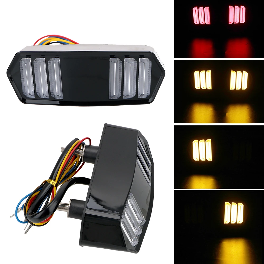 

Turn Signal Indicator Lamp Led Rear Brake Light Lamp Motorcycle Tail Light 12V for Honda MSX125 CBR650F CTX700 CTX700N