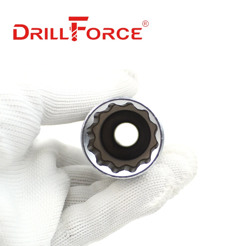 Imagem -06 - Drillforce 836 mm Chave Soquete Drive Curto Adaptador Conversor de Chave Redutor Elétrico Spline Catraca Carro Ferramenta de Reparo de Automóveis