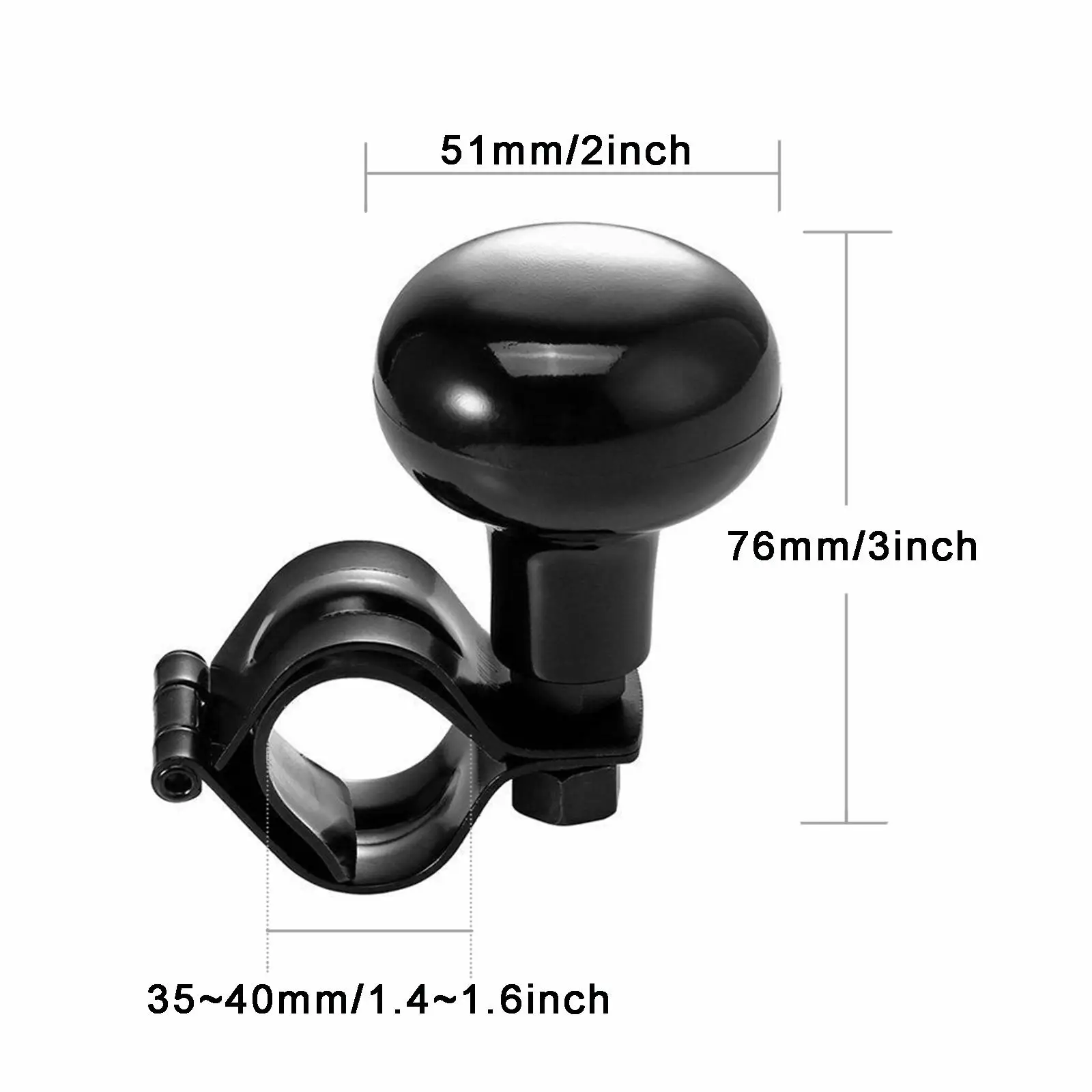 Universal Car Heavy Duty Truck Steering Wheel Power Spinner Knob Handle Booster Ball Hand Control Turning Helper Styling Cover