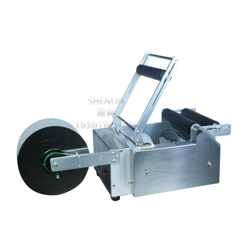 LT50 estendi l'etichettatrice per bottiglie rotonde etichettatrice per bottiglie rotonde in plastica macchina per etichette Dispenser per etichette applicatore di etichette