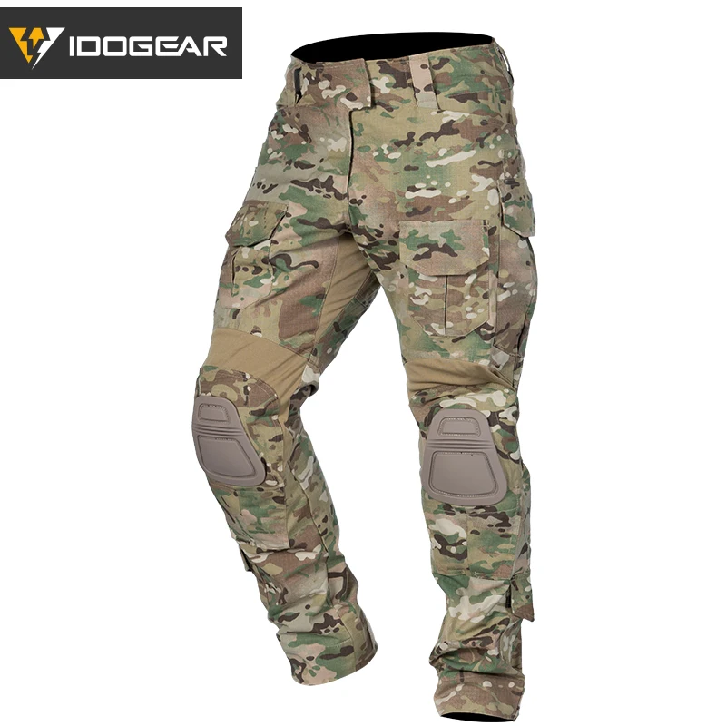 IDOGEAR Tactical G3 Pants Multi-camo Combat Trousers Tactical Bdu Camouflage Pants Winter Hunting 3205