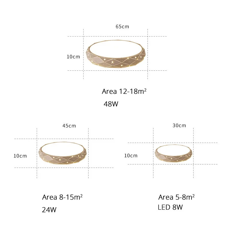 Iron Chandelier Lights For Child Bedroom Living Room Dimmable With Remote Control Luminaria Luminaire AC85-260V Indoor Fixtures