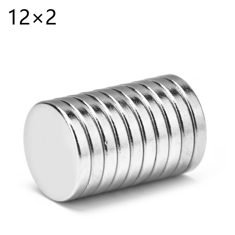 10/20/50/100 Pcs 12x2 Neodymium Magnet 12mm x 2mm N35 NdFeB Round Super Powerful Strong Permanent Magnetic imanes Disc