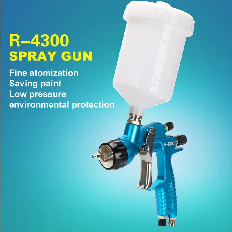 Prona R-4300 MP HVLP Car Paint Spray Gun R4300 HVLP Pistol Repair Coating