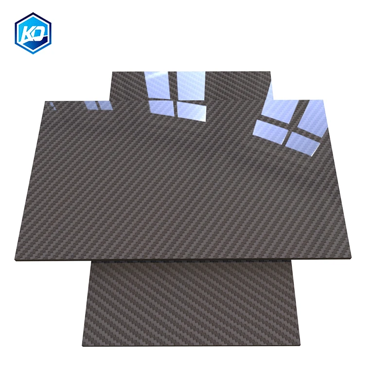 0.25-5MM 95X245mm 3K Surface Twill Matte Glossy Carbon Plate Panel Sheets High Composite Hardness Material  Carbon Fiber Board