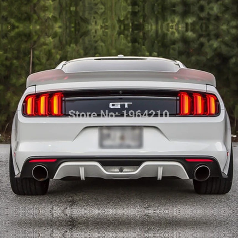 

Car Styling For Ford Mustang 2015 2016 2017 2018 2019 Carbon Fiber Rear Roof Spoiler Tail Trunk Spoiler Wing Boot Lip Molding