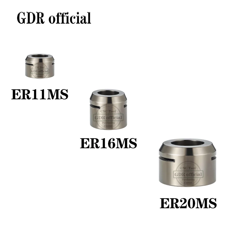 ISO Nut ER11MS ER16MS ER20MS Nut ER11 ER16 ER20 Nut ER MS Nut stainless steel nut For  Milling Cutter Router Bit Holder