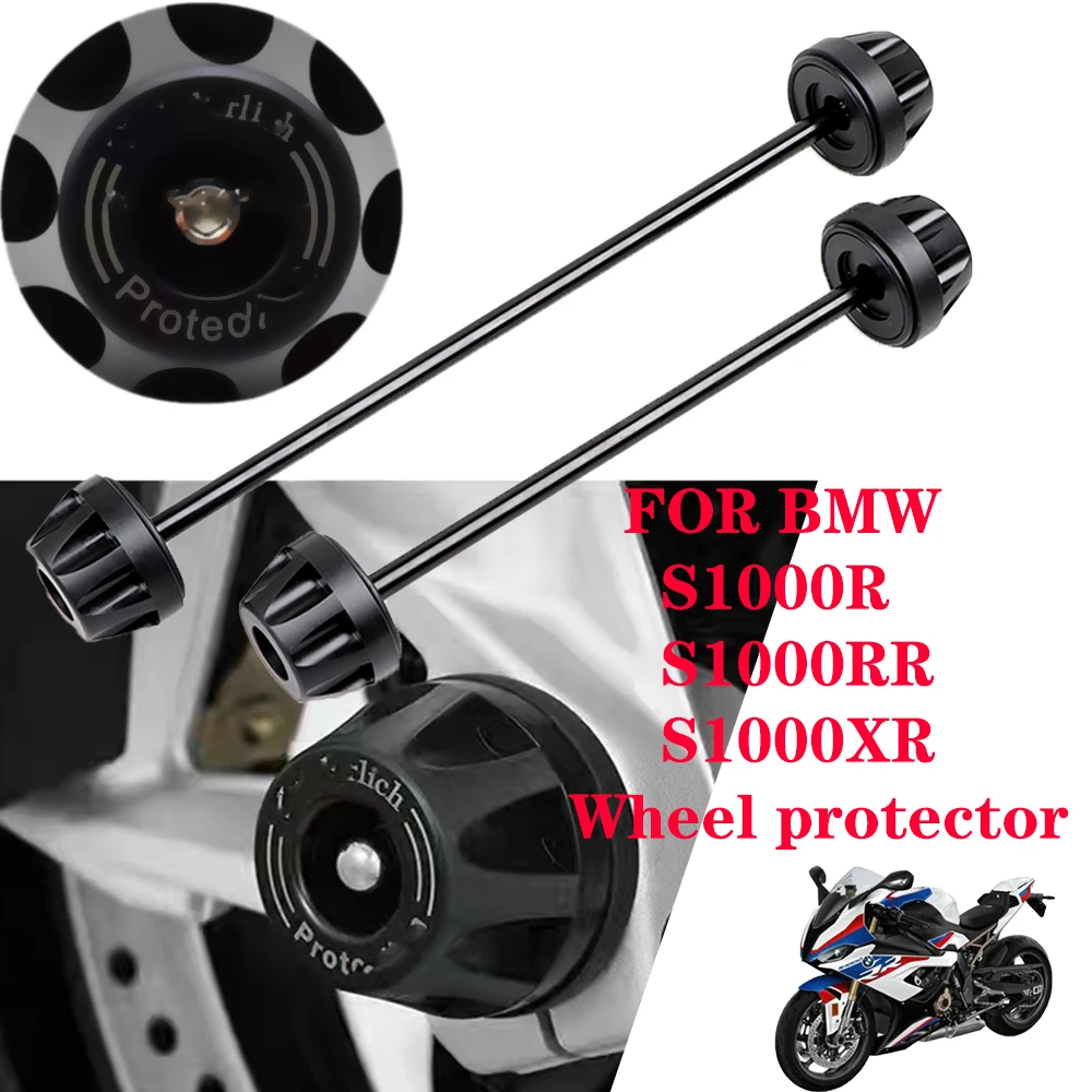 

Motorcycle Front Rear Axle Fork Crash Sliders Wheel Protector For BMW F900R F900XR S1000RR 2010--2021 S1000R S1000XR 2014-2021