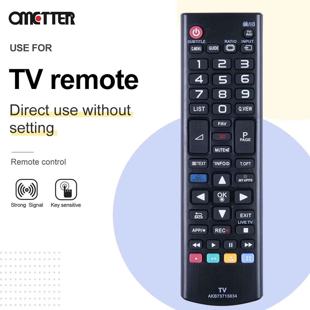 Пульт дистанционного управления для ЖК-телевизора LG AKB75095307 AKB75095308 AKB75095330 AKB75375604 AKB73715682 AKB75055702 AKB74475411