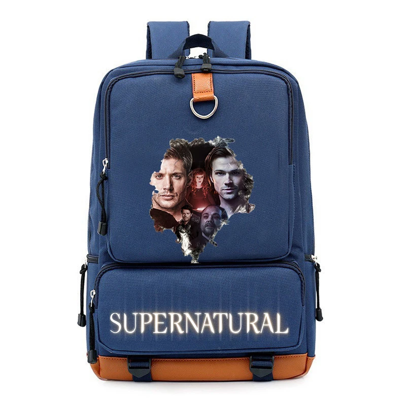 

Supernatural Backpack Boys Girls Students School Bag Daily Travel Backpacks Large Capacity Laptop Bookbag Mochila