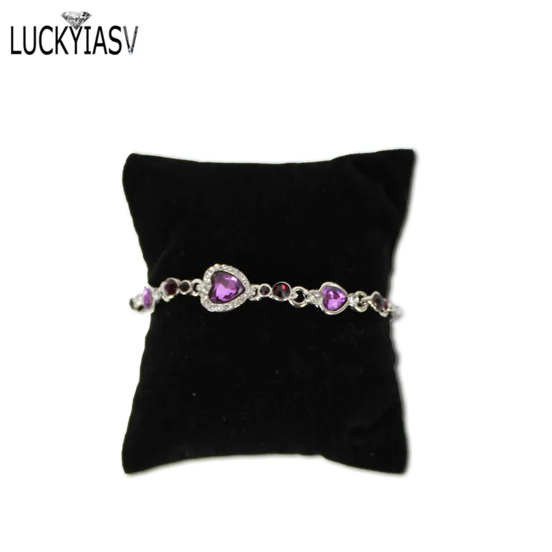 Gratis Verzending Sieraden Display Pu Lederen Sieraden Armband Display Kussen Kussen Sieraden Doos Kussen Horloge Kussen