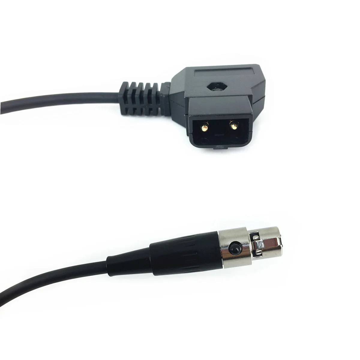 Maschio D-Tap a femmina 4 Pin Pole Mini XLR cavo a spirale a molla connettore microfono Audio per V-Mount Battery Plate Speaker Mic