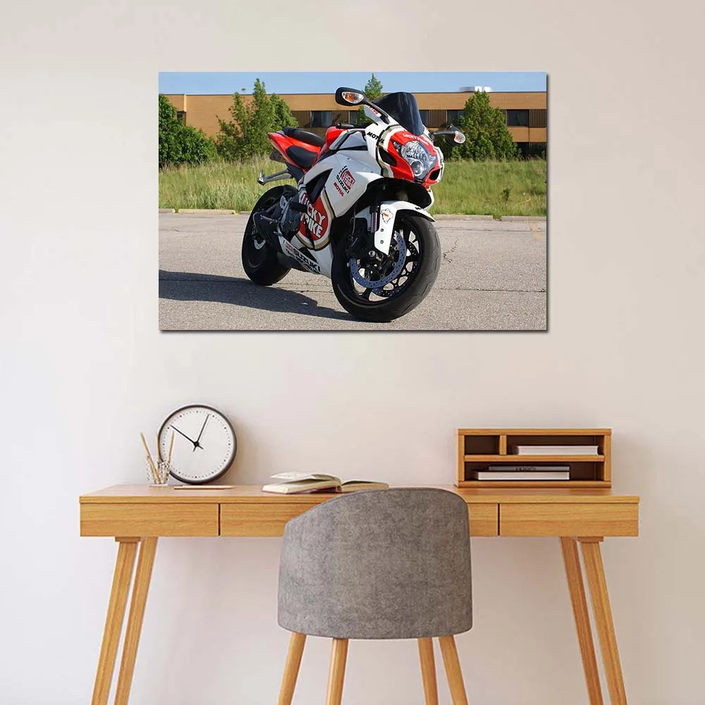 Motorcycles Posters Suzuki GSX-R750 Picture Canvas Painting Wall Art Prints Modern Home Room Decorations