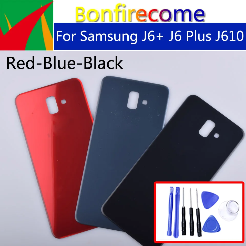 

J6+ For Samsung Galaxy J6+ J6 Plus J610 J610F J610G J610DS J610FN Housing Battery Cover Back Cover Case Rear Door Chassis Shell