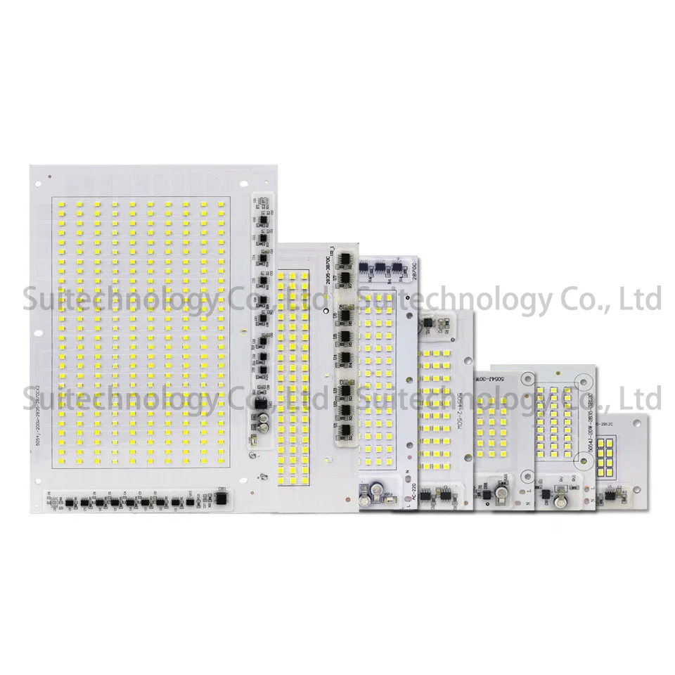 100W AC220V LED Lamp Source SMD2835 Light Beads LED Integrated COB Lamp Chip For Floodlight Outdoor Lighting Spotlight