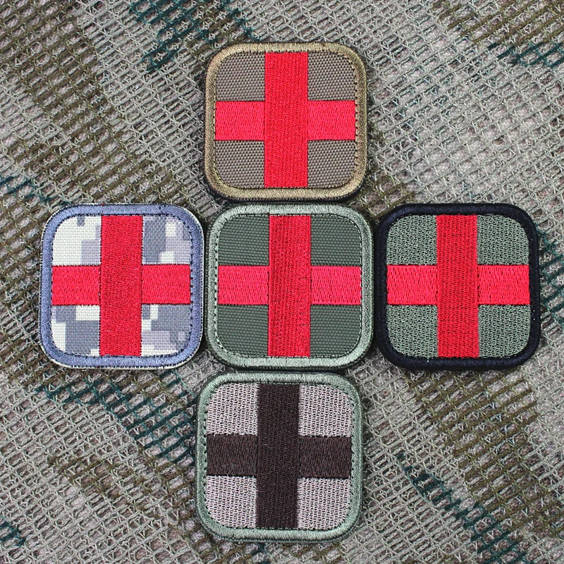 Tactical Medical Rescue Paramedic Embroidery Patches Medic Embroidered Outdoor Armband Badges for Clothing Decor