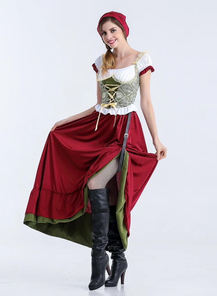 Oktoberfest Cosplay Costume Bavarian Octoberfest German Festival Beer Cosplay Halloween Carnival Party Uniforms Costume