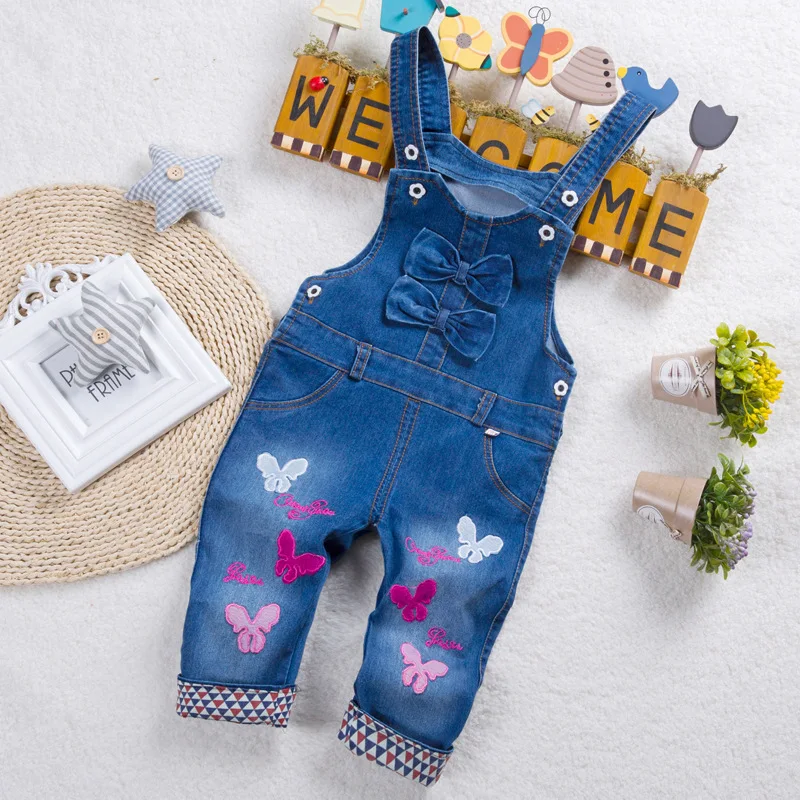 IENENS Kids Baby Clothes Clothes Jumper Boys Girls Dungarees Infant Playsuit Pants Denim Jeans Overalls Toddler Jumpsuits