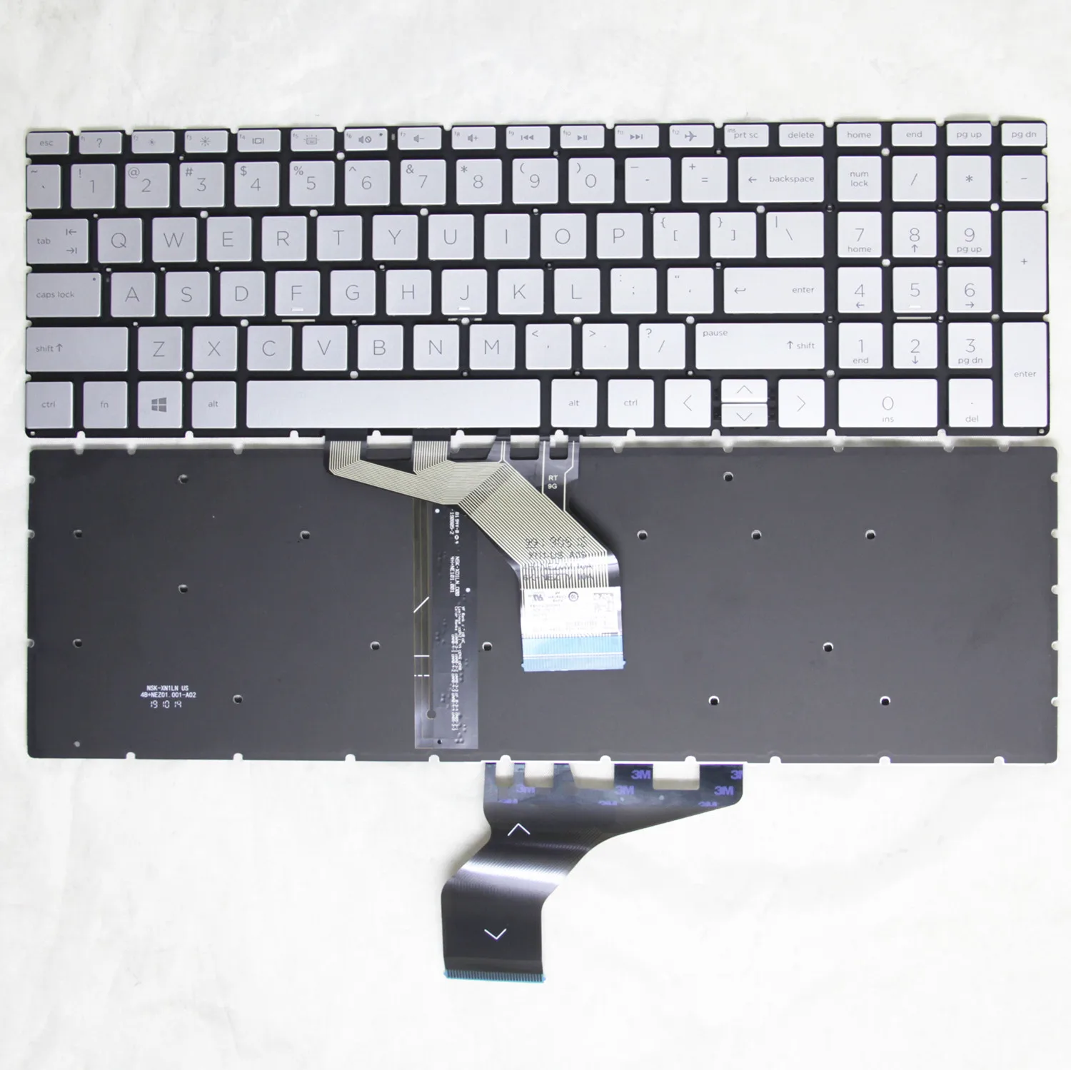 100%New Original US HP Pavilion 15-DA/DK 15-DB 15-DX 15-DR 250 G7 255 G7 15-DS 15-CS W142 C133 C139 C135 C136 English Keyboard