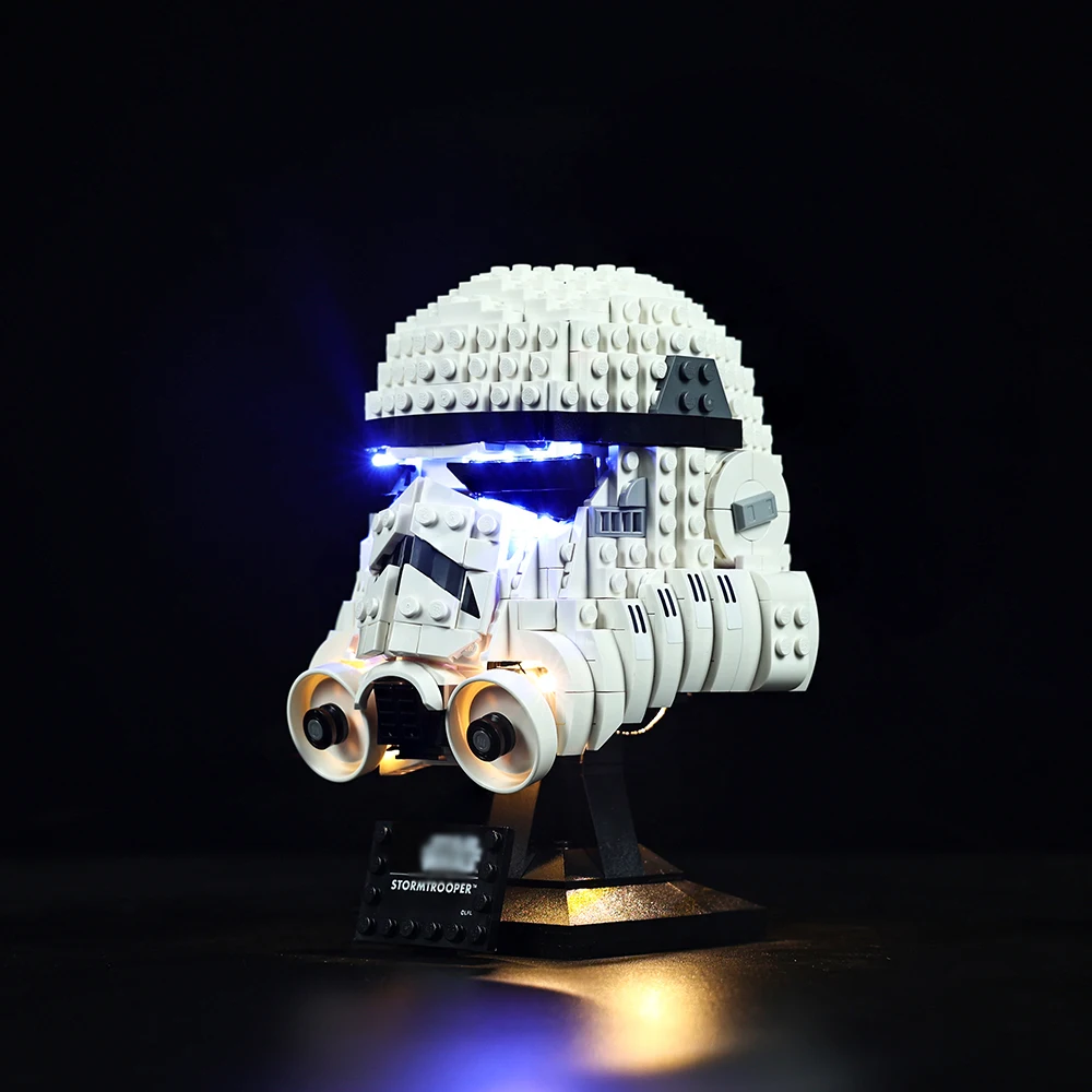 LED Light สำหรับ75276หมวกกันน็อก Stormtrooper แสงชุดของเล่น DIY ชุด (ไม่รวมบล็อก)