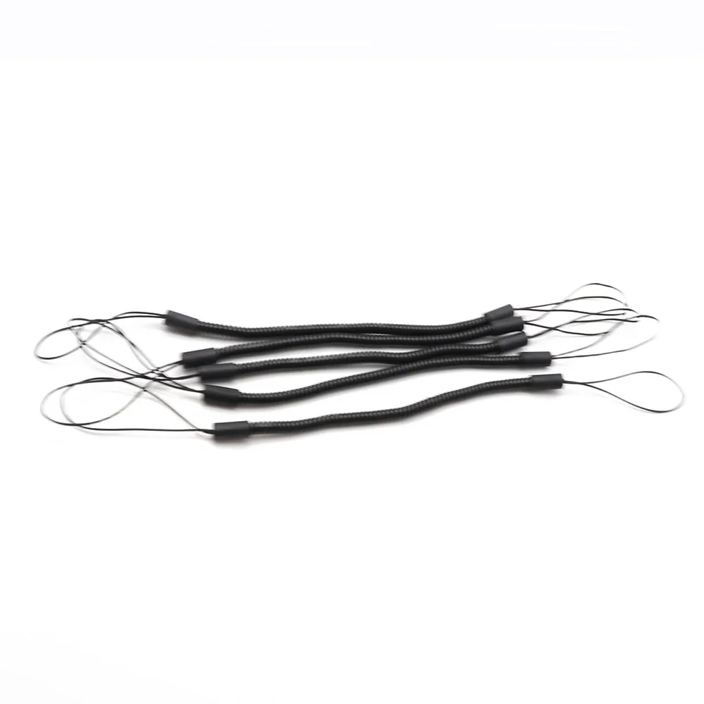 PU elastic cord spring small hanging line stylus hanging line black rubber head rope anti-loss rope  Spring Hose Wire For Phone