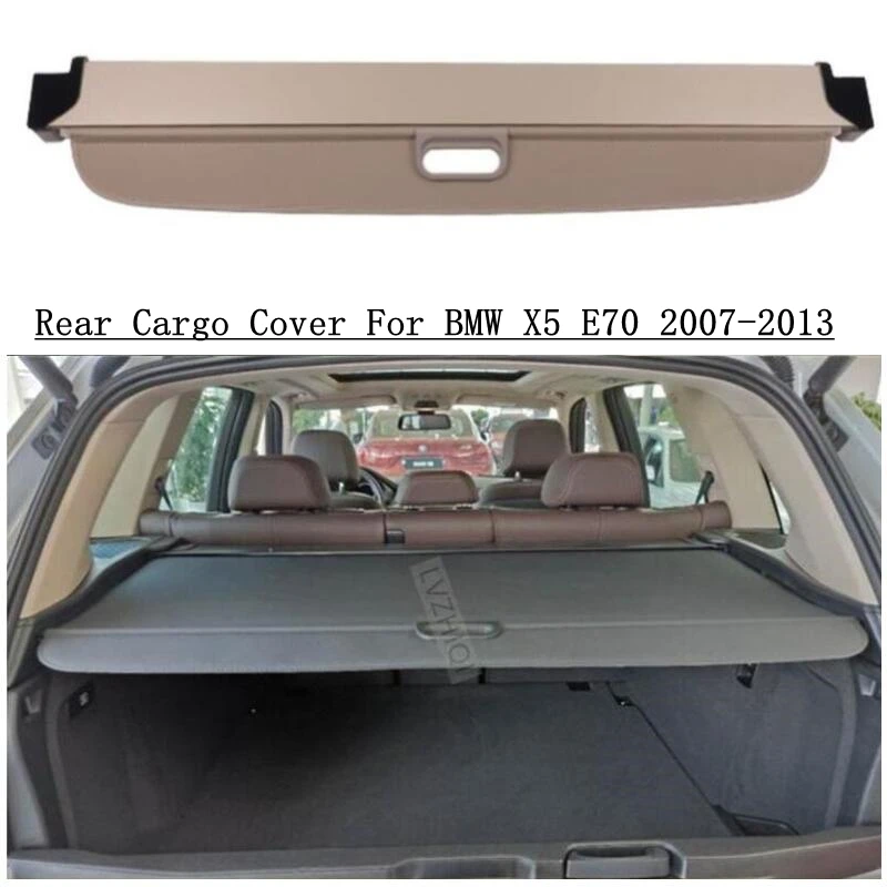 For BMW X5 E70 2007 2008 2009 2010 2011 2012 2013 Rear Cargo Cover Partition Curtain Screen Shade Trunk Security Shield