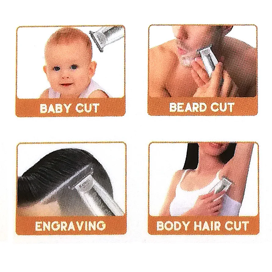 Kemei 1318 Baby Hair Clipper Infant Mini Electric Hair Trimmer Quiet USB Rechargeable Shaver Kids Haircut Beard Razor for Men