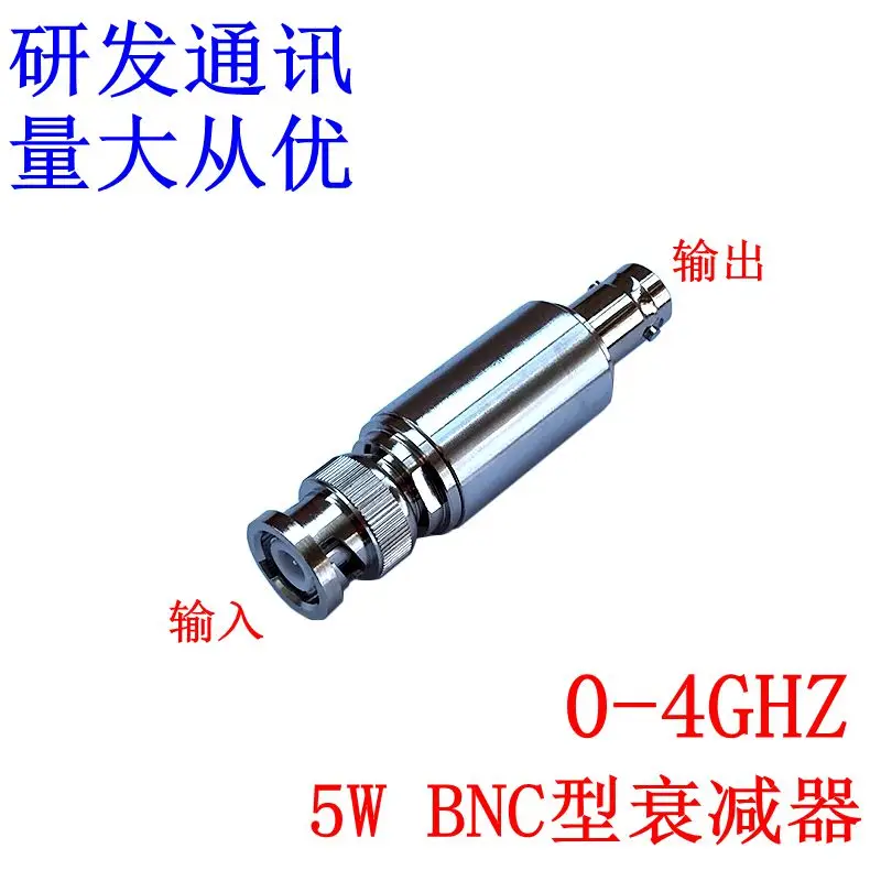 

Q9/BNC Coaxial Fixed 5W Attenuator 1-40dB Frequency DC-4GHz