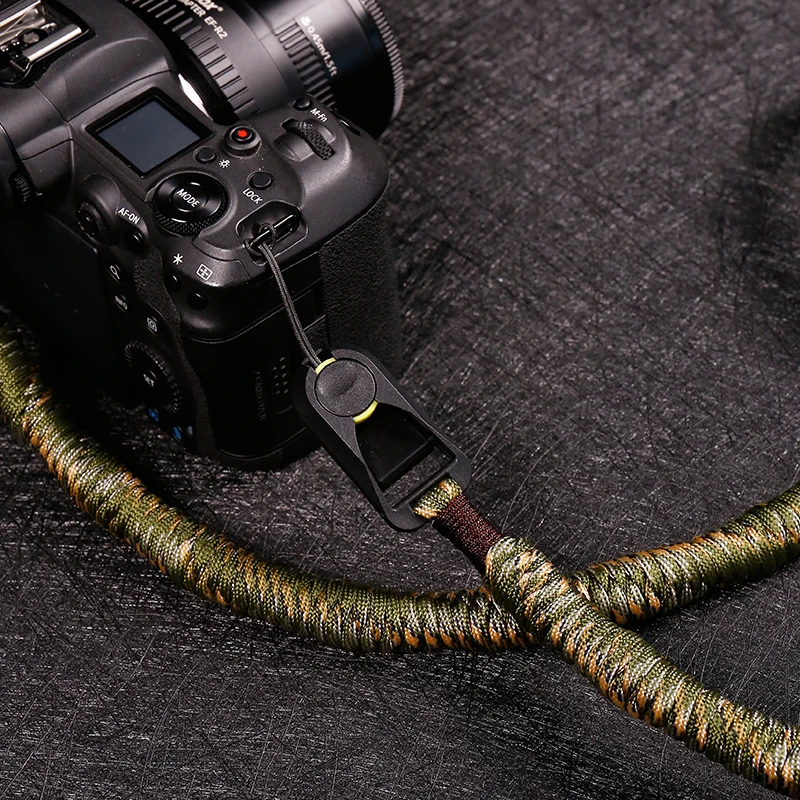 Hand-Woven Camera Quick Release Strap For SLR Canon R5/R6 850D Nikon Z5 Z6ii Micro Single Sony A7C A7R3 Fuji XT4 Shoulder Strap