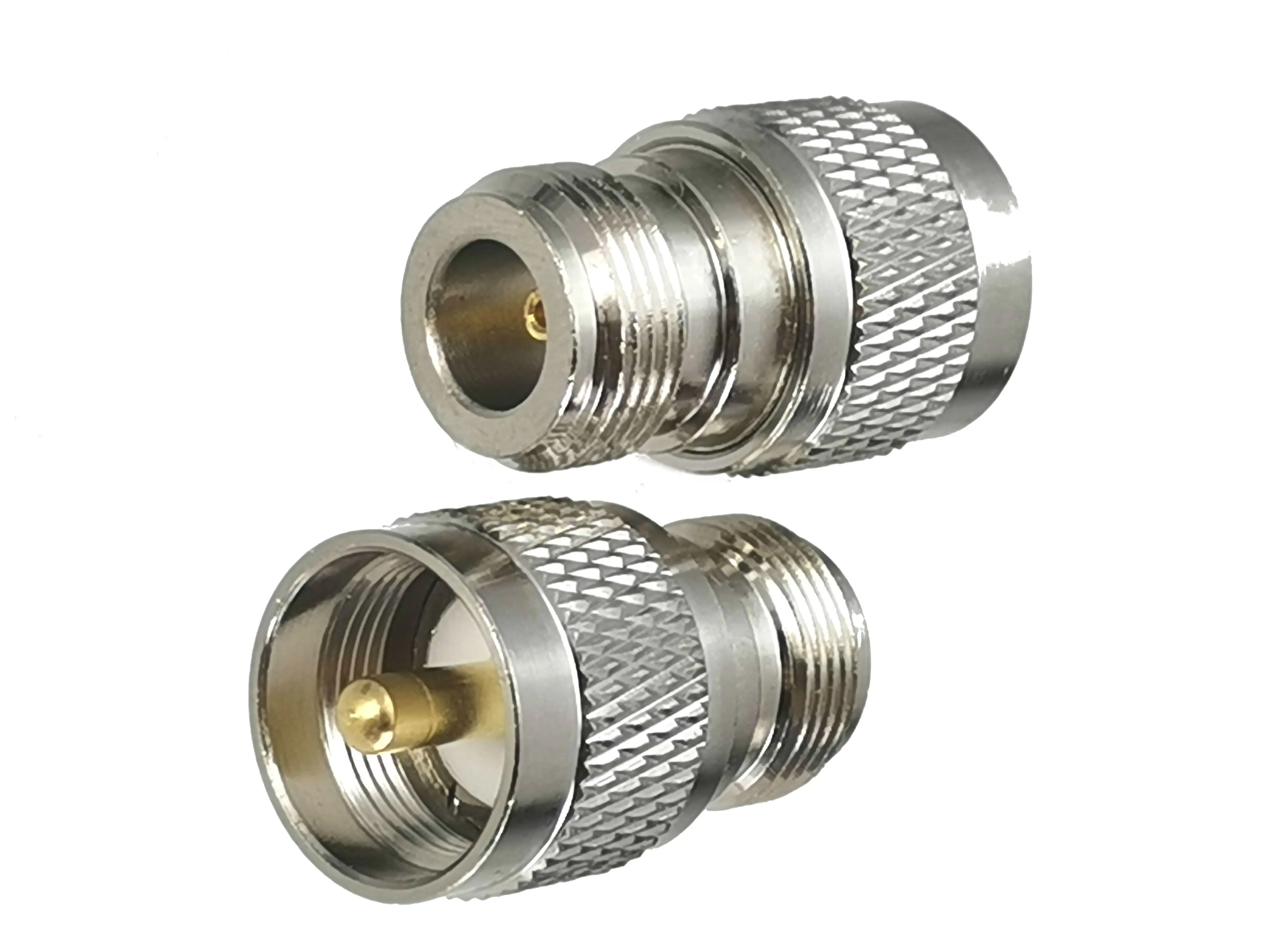 10pcs Connector Adapter N Female Jack to UHF PL259 Male Plug RF Coaxial Converter Straight New