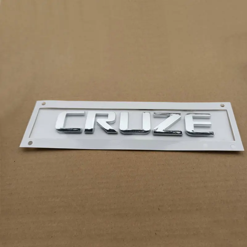 Apply to Cruze  CRUZE Post alphabet Trunk label ABS plated silver