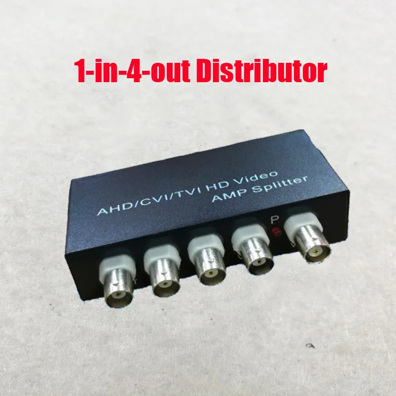 NOVOXY 1 In 4 Out 2mp 1080P AHD CVI TVI BNC Video Distributor Amplifier 1CH To 2CH Splitter For CCTV Security Camera