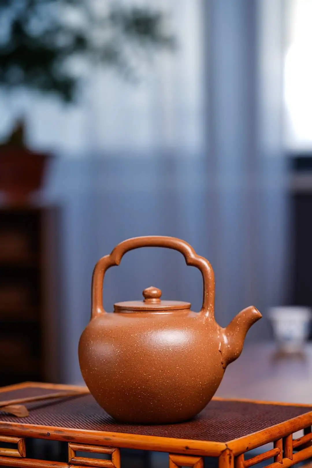 Yixing purple clay teapot pure handmade famous Wu jingtiliang raw ore 650cc HuaHuo Hu Liqin purple clay teapot