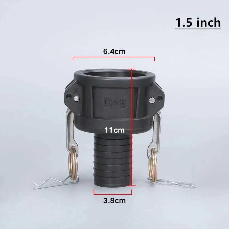 HOLDWIN Cam Lock Fitting High quality Thicken plastic Camlock to 1 inch 2 inch Hose valve fittings water pipe connector