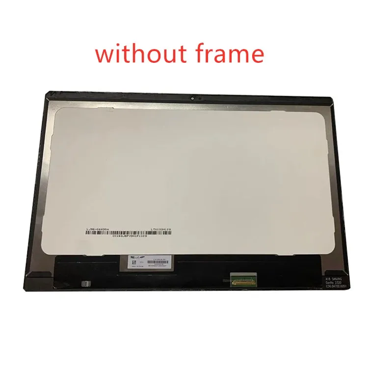 13.3 inch For Xiaomi Mi Notebook Air IPS LCD LED Screen Display Matrix Glass Assembly + Frame LQ133M1JW15 N133HCE-GP1 LTN133HL09