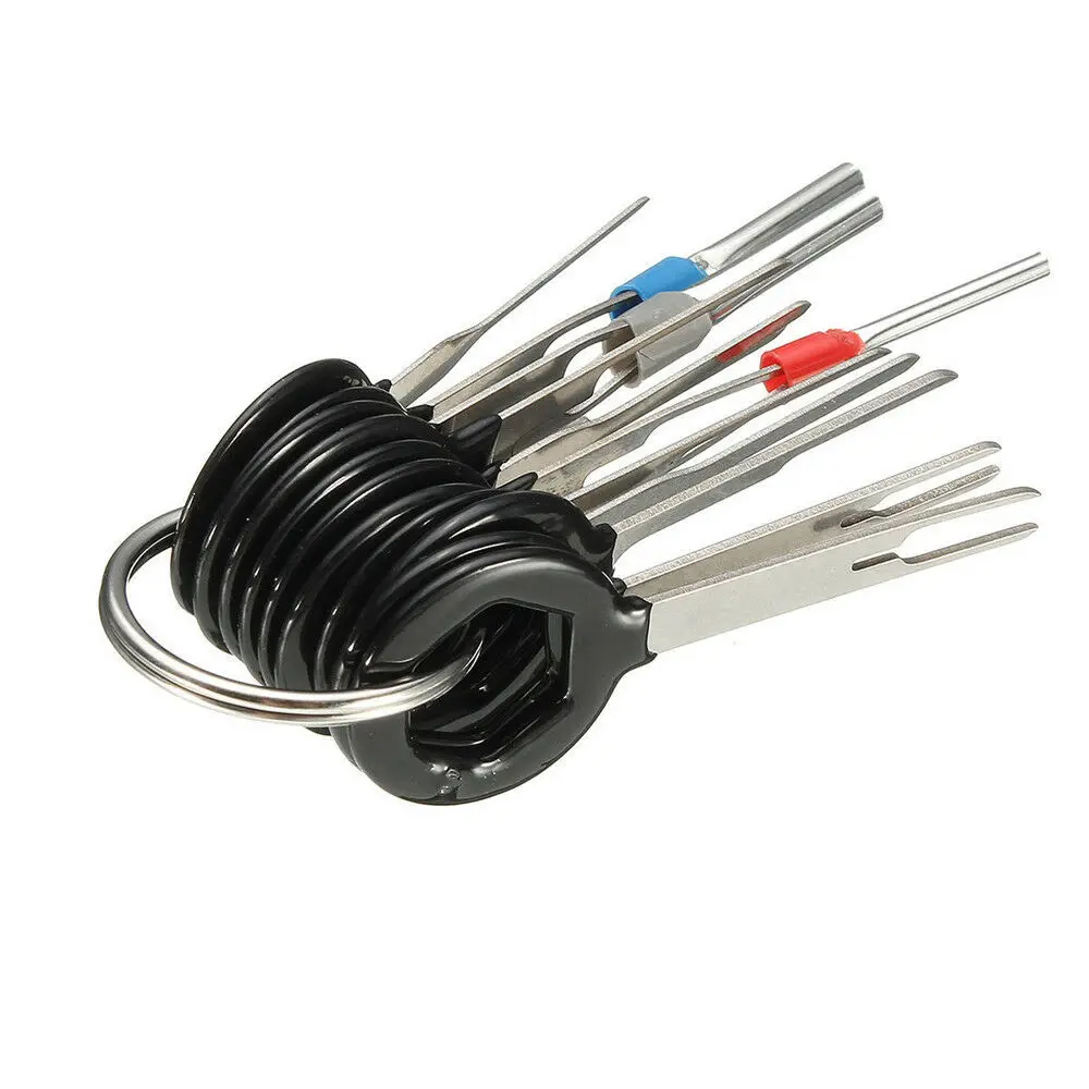 11pcs Car Terminal Removal Tool Electrical Wiring Crimp Connector Pin Extractor Kit Car Electrico Repair Hand Tools