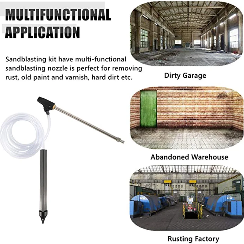 ROUE Пескоструйный пистолет высокого давления, комплект насадок для мойки автомобилей, пескоструй аппарат пискоструйный пистолет сопло для