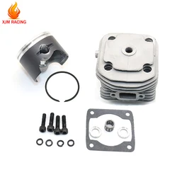 XJM Racing 38CC Piston Kit and 40mm Cylinder Head Set for 1/5 HPI ROFUN ROVAN KM BAJA 5B 5T 5SC FG Losi 5ive T Rc Car Parts