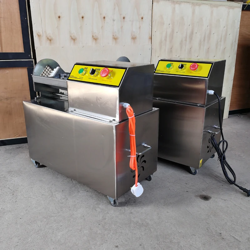 Electric Deep Fryer French Frie Frying Machine Oven Fried Chicken Grill Adjustable Thermostat Kitchen Cooking