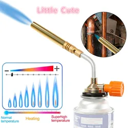Butane Flamethrower Burner Welding Gas Torch, Brazing Gas Torch, Outdoor Camping, Picnic BBQ, Soldering Heat, Welding Equipment