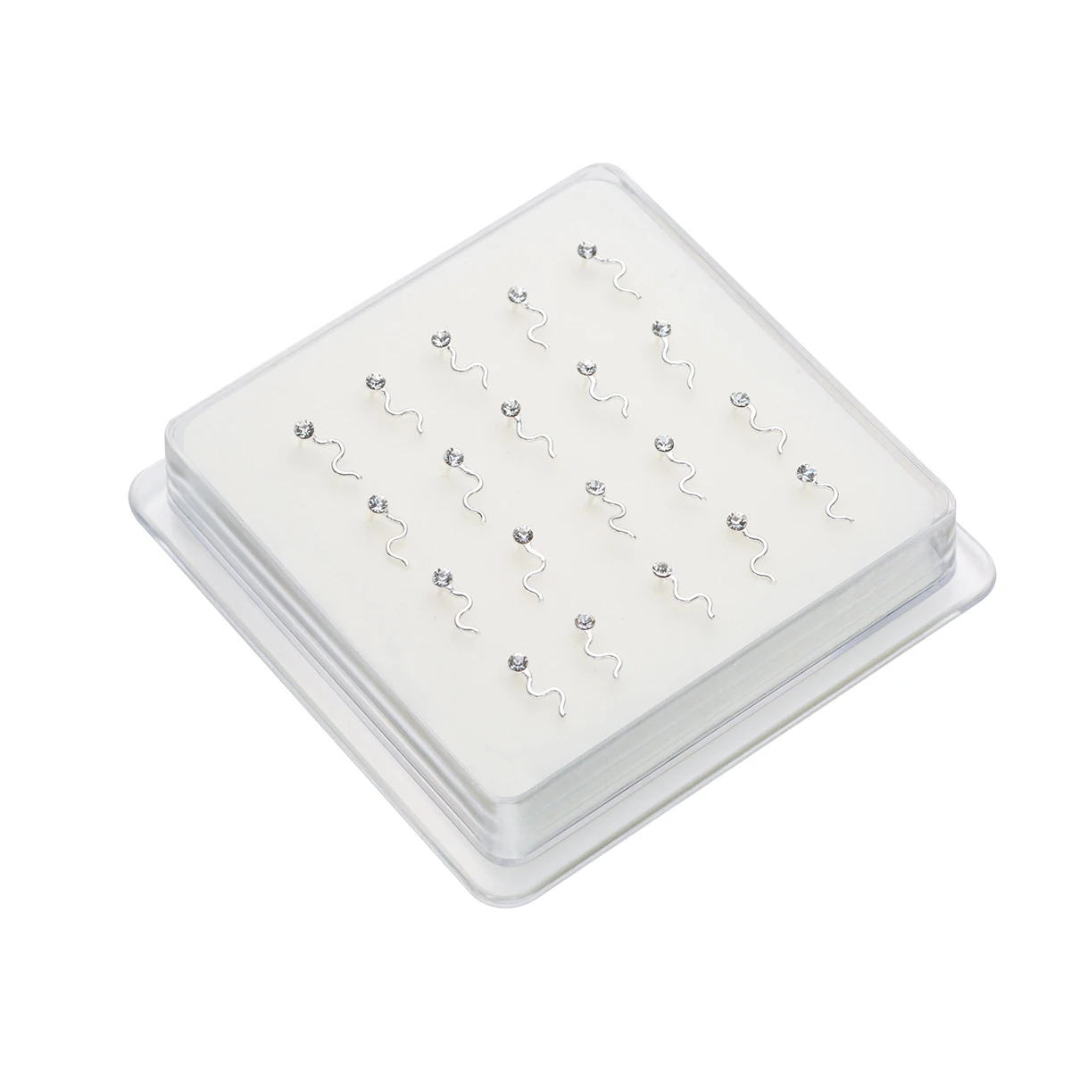 2021 Designed Snake Shape Nose Studs Trendy Nose Piercing Body Jewelry Pircing Nariz Joyería Corporal