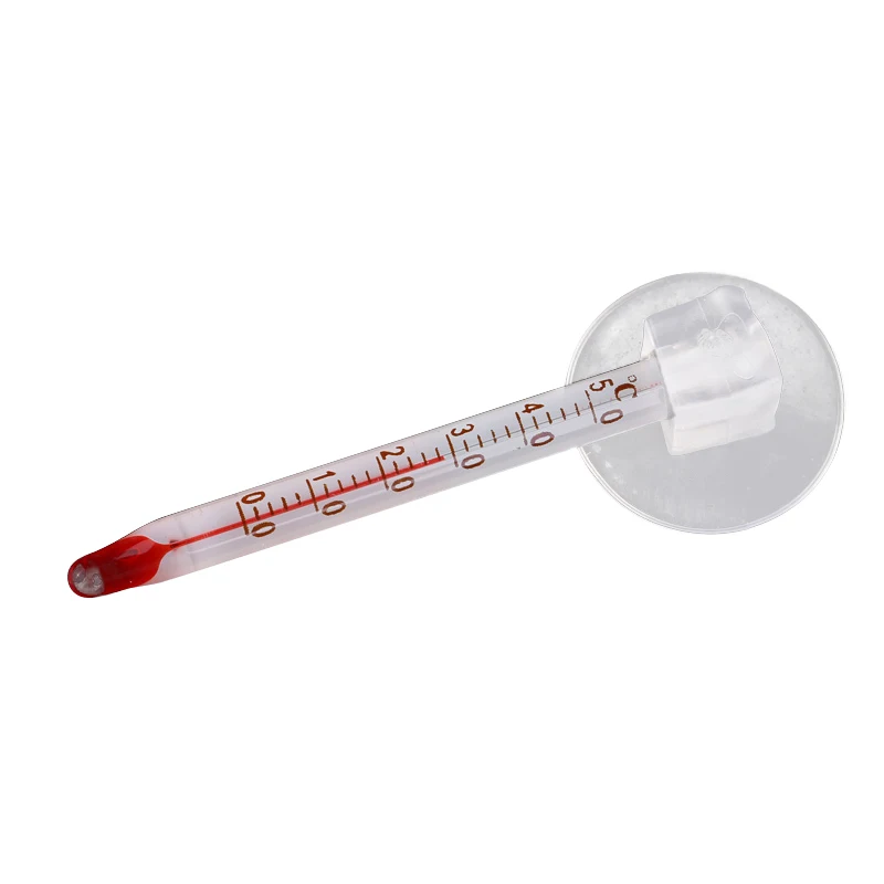 Mini Thermometer Submersible Aquarium Thermometer for water Temperature Measurement, Waterproof Suction Cup, 0~50degree Celsius