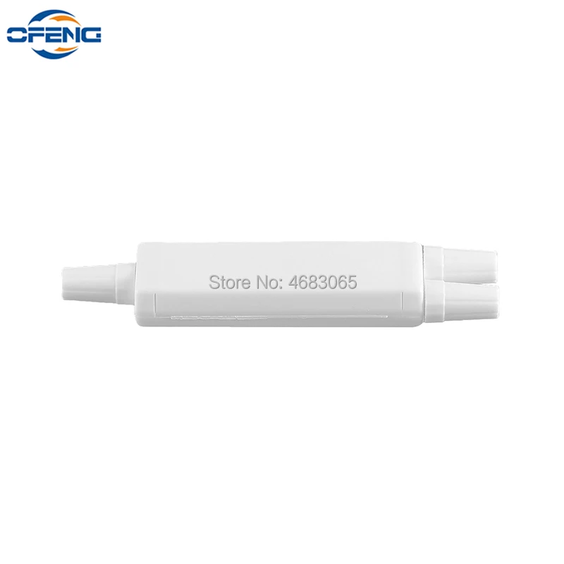 Caja de protección de Cable de fibra óptica, caja de caída 1 en 2 salidas, empalme de Tubo termorretráctil recubierto de cuero para Cables de red, 10 Uds.
